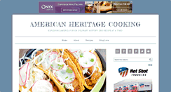 Desktop Screenshot of americanheritagecooking.com